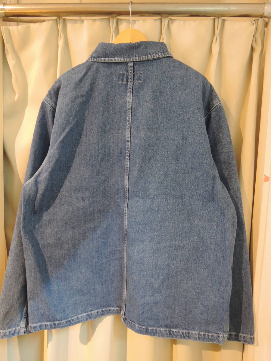 STUSSY ステューシー Denim Chore Jacket Lサイズ 最新 ZOZOTOWN 完売 人気商品 値下げしました！の画像2