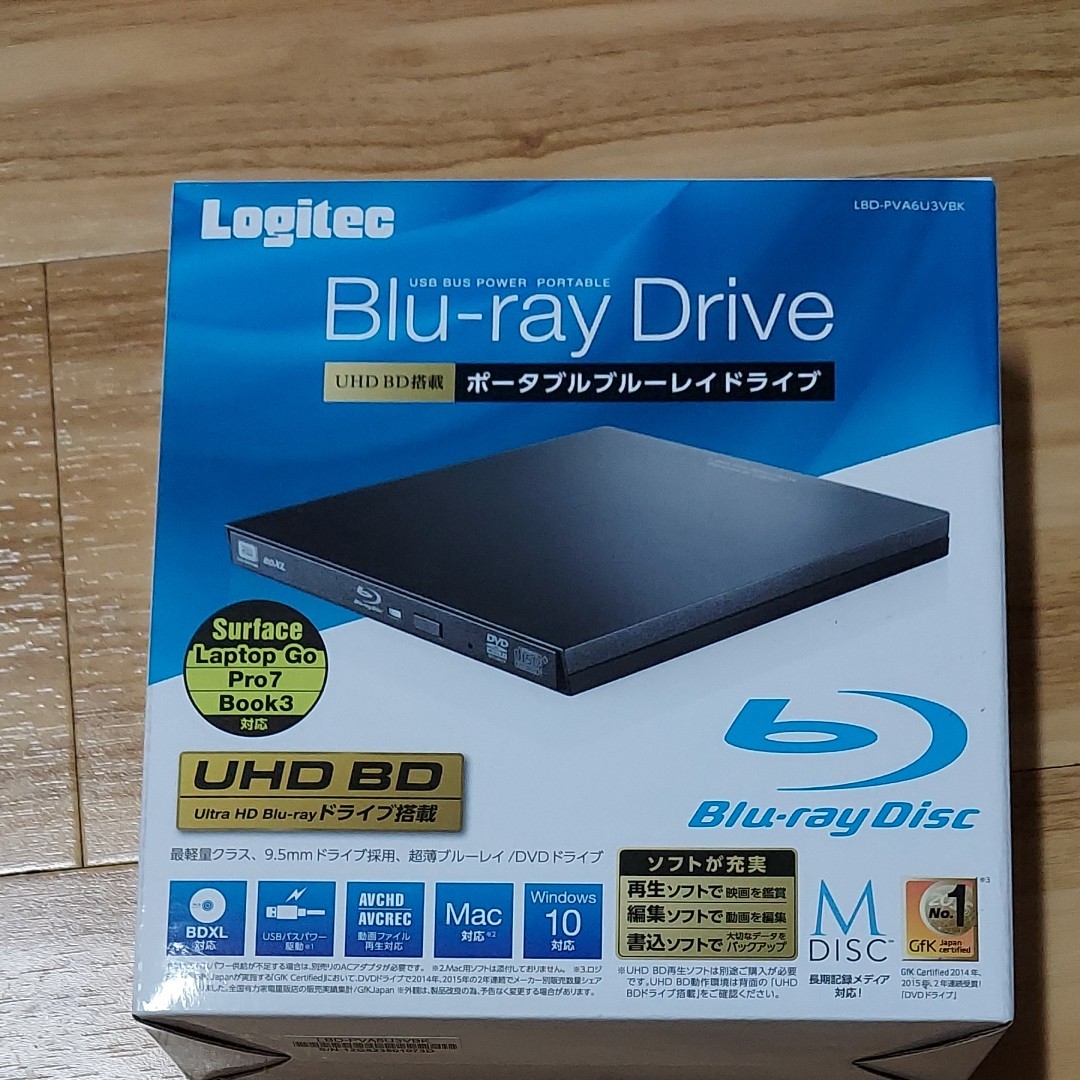 オーバーのアイテム取扱☆ Blu-ray ドライブ 外付け Logitec LBD
