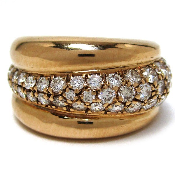  No-brand ring ring diamond K777(K18) used grade : recycle washing only sun ya pawnshop 