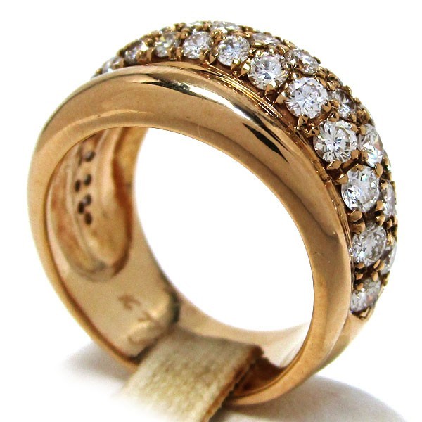  No-brand ring ring diamond K777(K18) used grade : recycle washing only sun ya pawnshop 