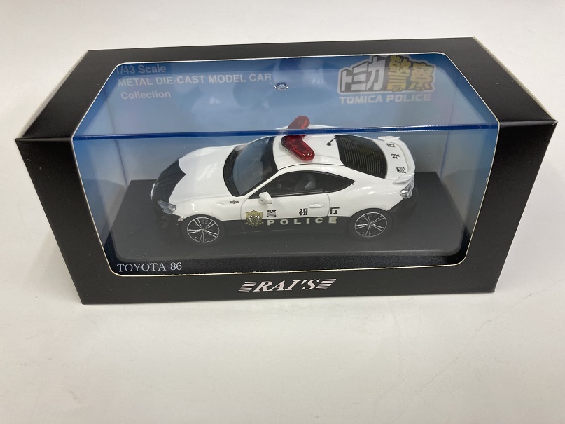 レイズ 1/43 トヨタ 86 PATROL CAR 2014 トミカ警察パトカー (RAI'S) 新品