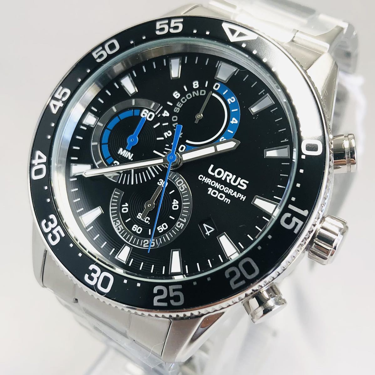 新品】大人気 SEIKO/セイコー ローラスLORUSメンズ腕時計 クロノグラフ