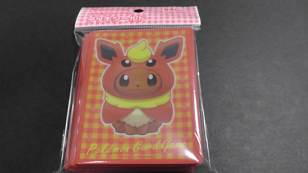 暖色系 ポケモンカード ポンチョを着たイーブイ ブースター デッキ