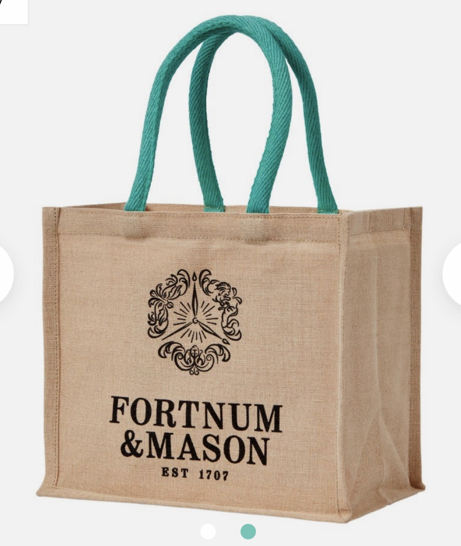 フォートナム&メイソン　2021年の新作　スモール　エコバッグ（プラスチックフリー）　トートバッグ　本店購入　fortnum & Mason _画像2