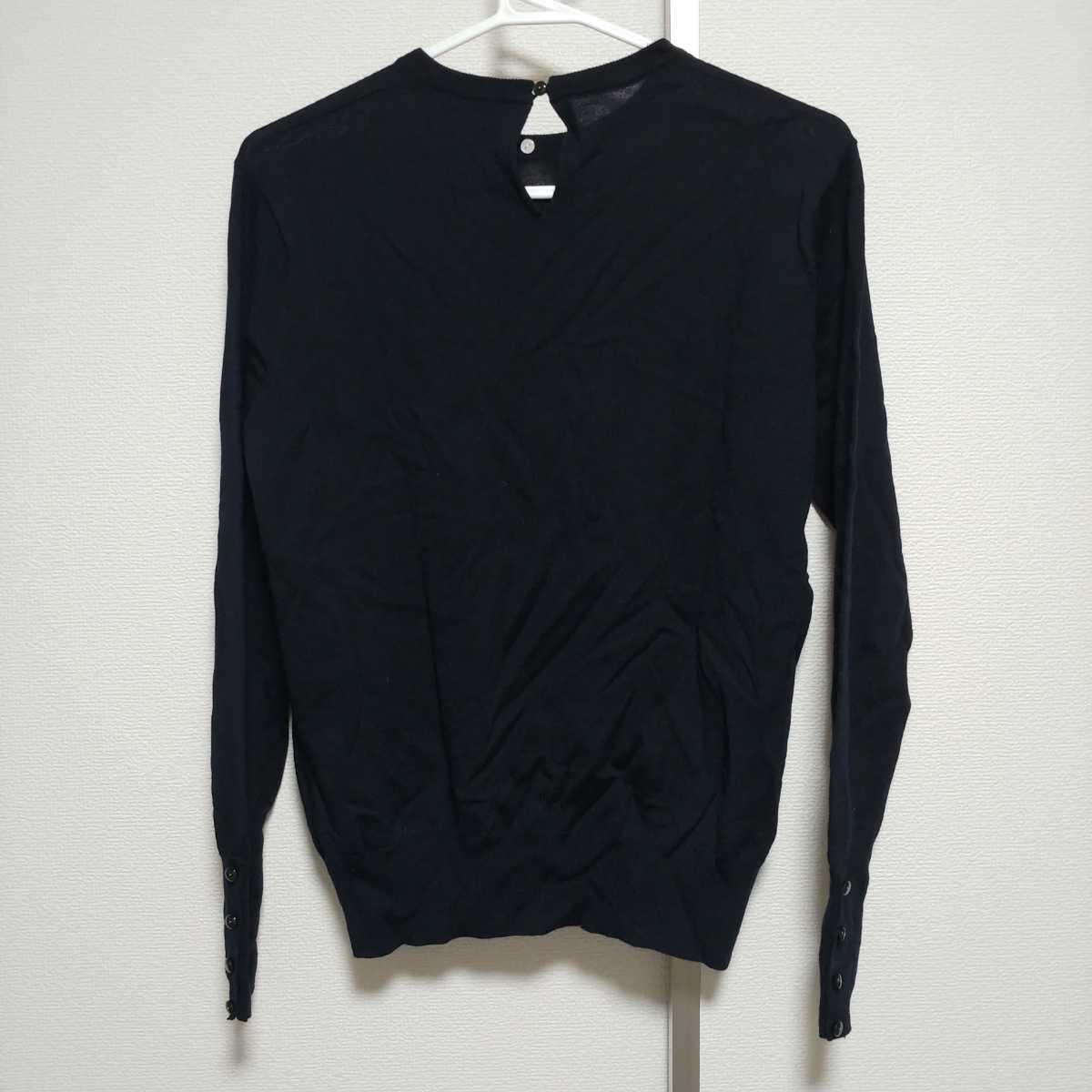 新品同様 プランピーナッツ WHITE COLLARED KNIT ニット トップス 定価30,800円 plumpynuts_画像3