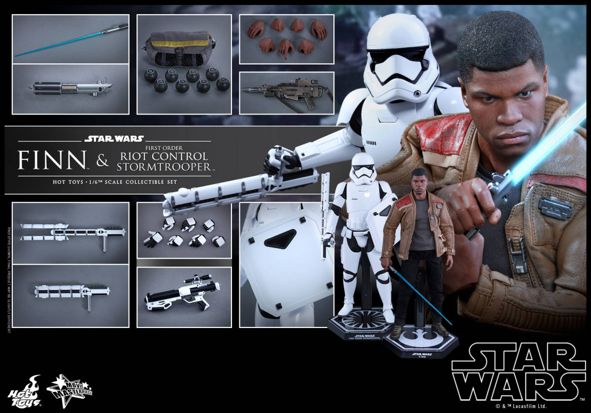 * unopened new goods / hot toys HOT TOYS Star Wars [ fins & First order Stormtrooper la Io to control version 2 body set ]