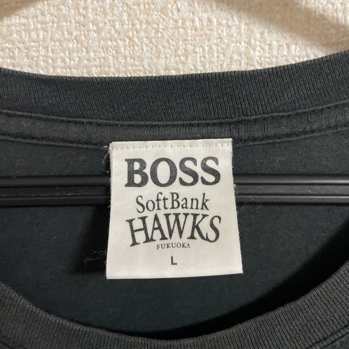 Tシャツ BOSS SOFTBANK HAWKS ソフトバンクホークス L_画像2