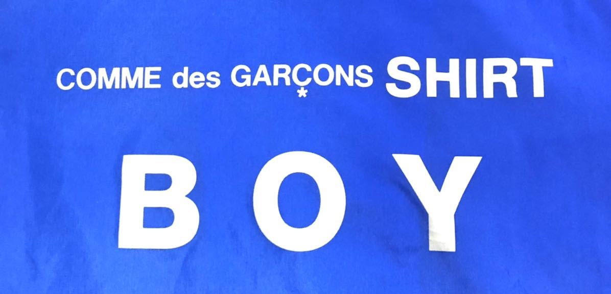 COMME des GARCONS SHIRT BOY ロゴプリント フード内蔵 ナイロン