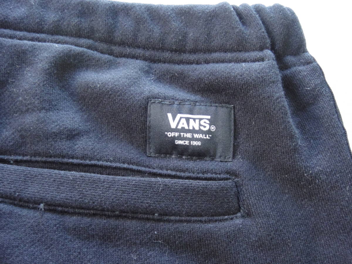 美品　即決　5-9☆中古　VANS バンズ Ｌ　スウェット　パンツ　送料５２０円 メンズ　黒　ブラック　ズボン　サイドライン　☆_画像8