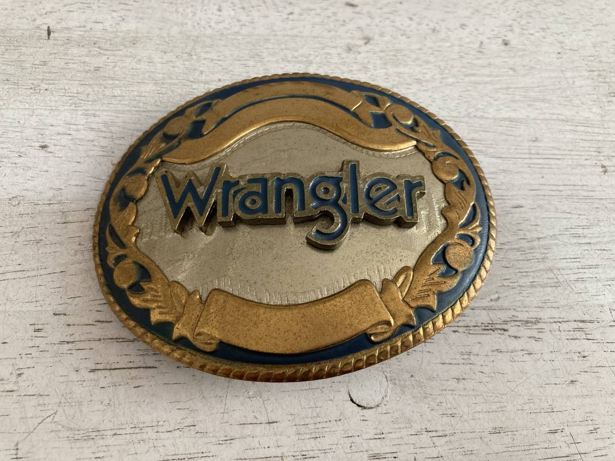 Wrangler Vintage Logo Buckle USED Wrangler Vintage Logo buckle 