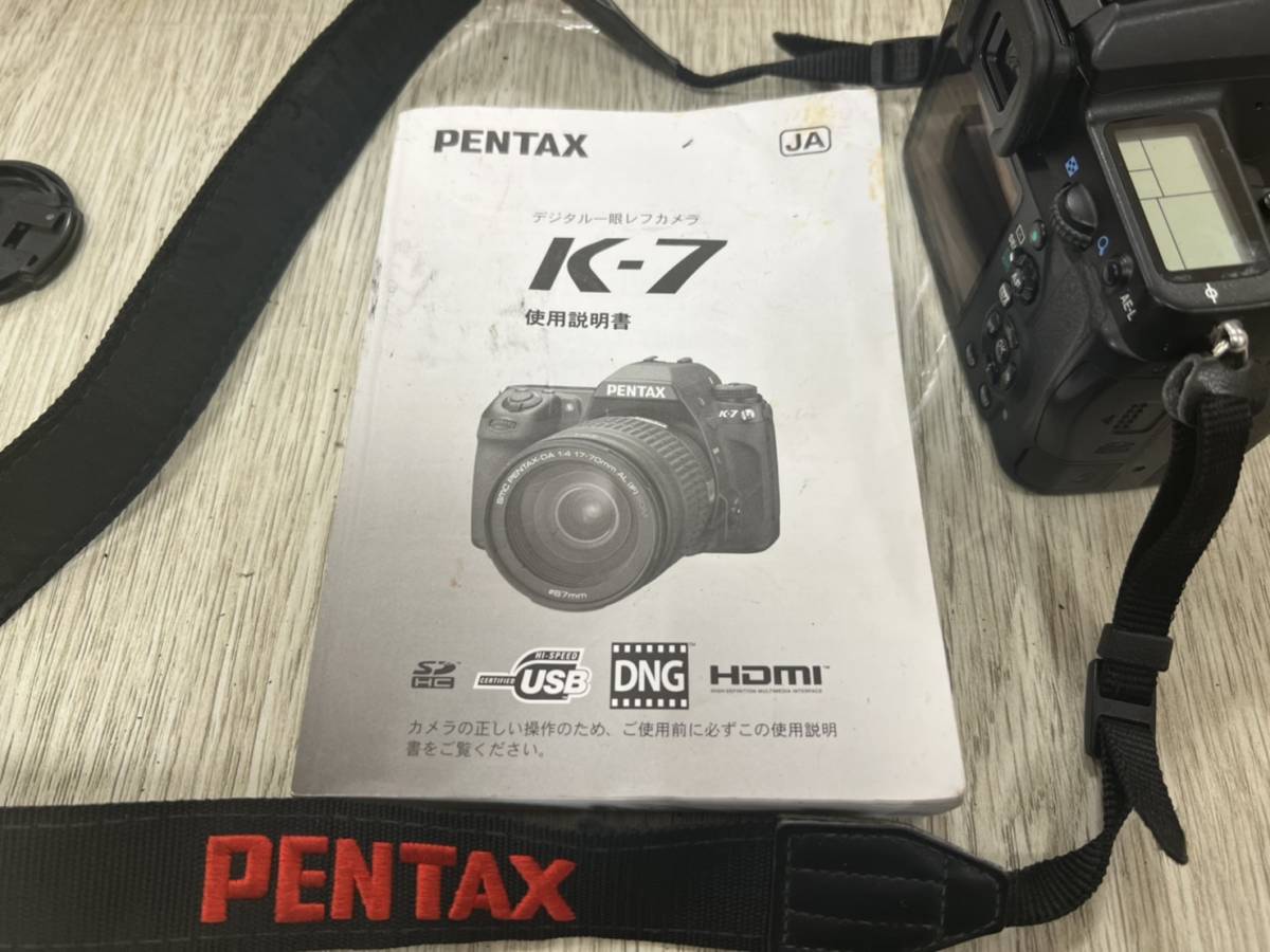 ペンタックス PENTAX K-7 SMC PENTAX-FA 1:4 28-70mm AL デジタル 一眼レフ カメラ 取説付き 【2959_画像10