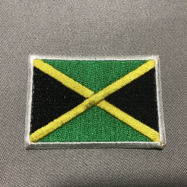 新品・即決・送料￥63円～・ジャマイカ国旗のワッペン_画像1