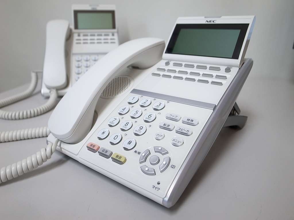超新作】 □NEC UX 12ボタン多機能電話機 【DTZ-12D-2D(WH)TEL】 2台