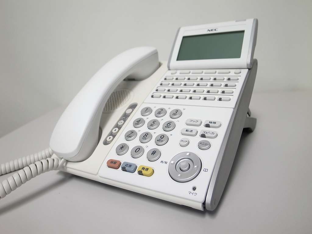 ■【★特価★】　NEC Aspire X　ISDN停電用多機能電話機　【DTL-24PD-1D(WH)TEL】　(2)■ NEC