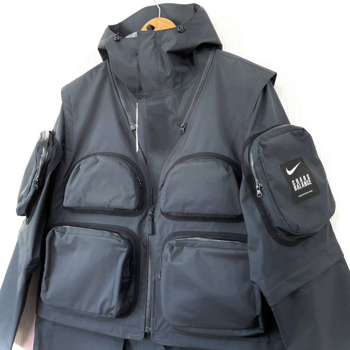 NikeLab x アンダーカバー 全天候型 レインコート ロング 黒 3XL NikeLab x アンダーカバー 全天候型 レインコート ロング 黒 3XL