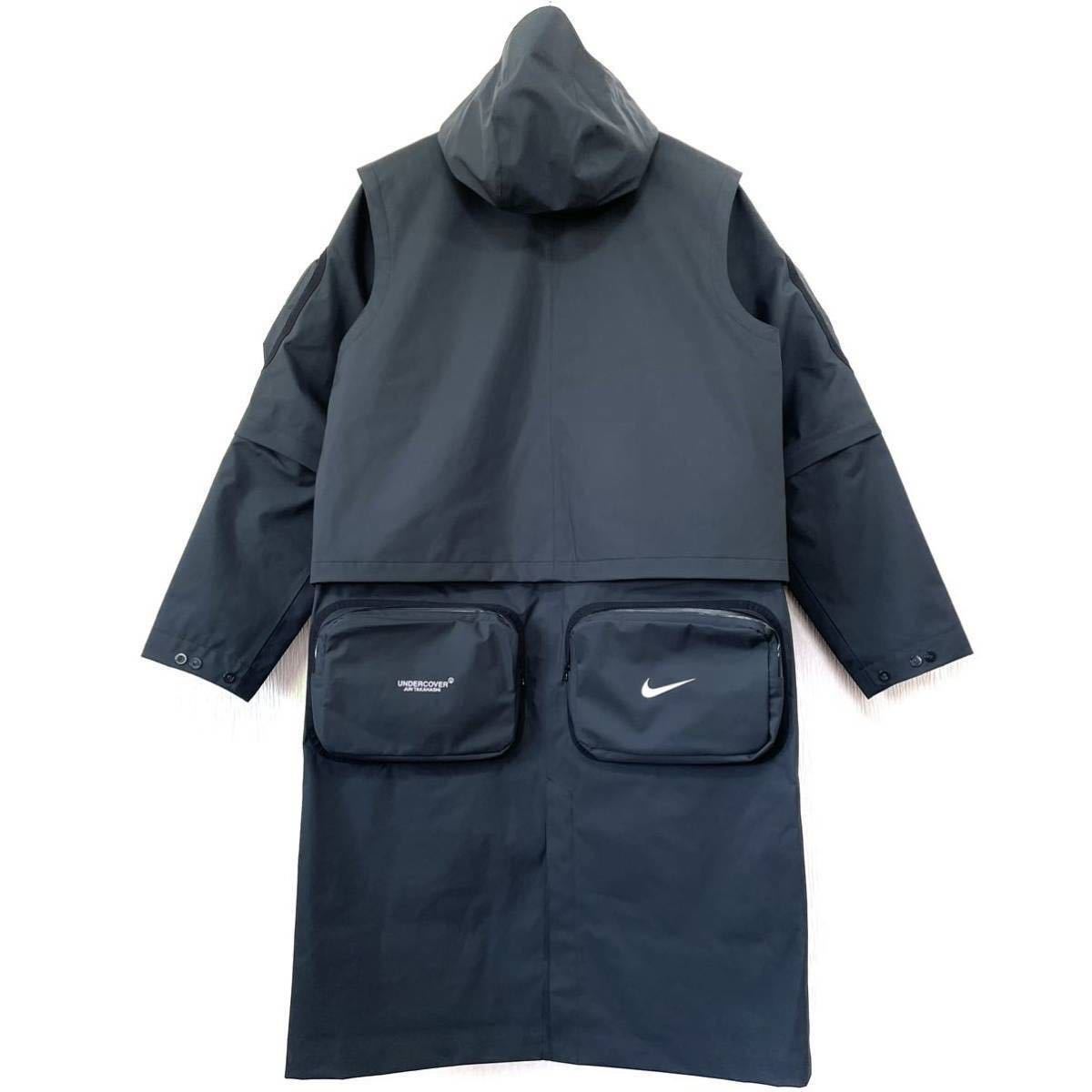 NikeLab x アンダーカバー 全天候型 レインコート ロング 黒 3XL NikeLab x アンダーカバー 全天候型 レインコート ロング 黒 3XL