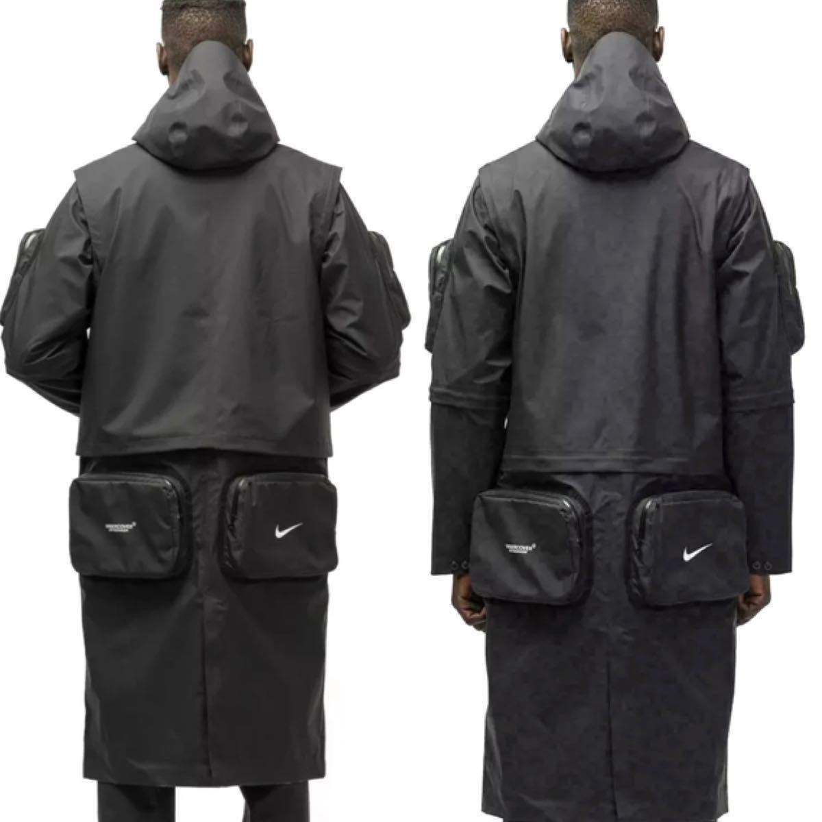 NikeLab x アンダーカバー 全天候型 レインコート ロング 黒 3XL NikeLab x アンダーカバー 全天候型 レインコート ロング 黒 3XL