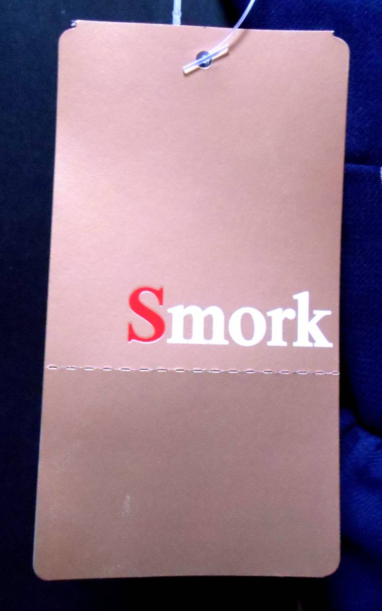 【新品!!】 スモーク Smork オリジナルオウムドットプリント ワンピース 紺 ネイビー NAVY ミニワンピース ドレス サイズ 38_画像8