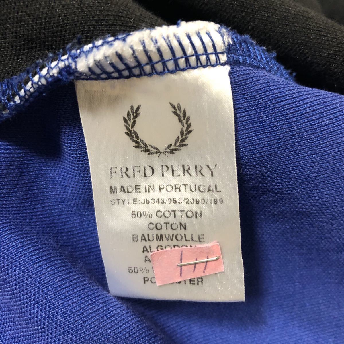 FRED PERRY フレッドペリートラックジャケット ポルトガル製 M