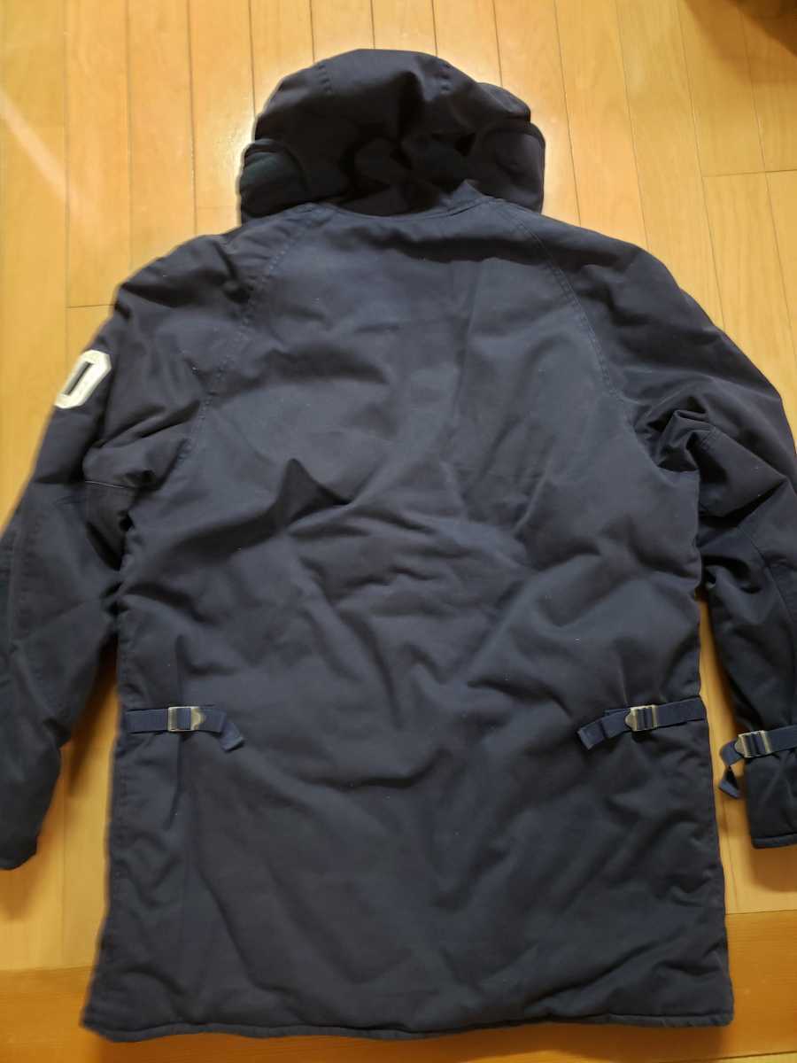 2003年モデルのレア商品 TENDERLOIN N-3B JKT テンダーロイン ジャケット紺 ヴィンテージ加工 TTEAM ビンテージ ステーキタグ No.20 日本製_画像3