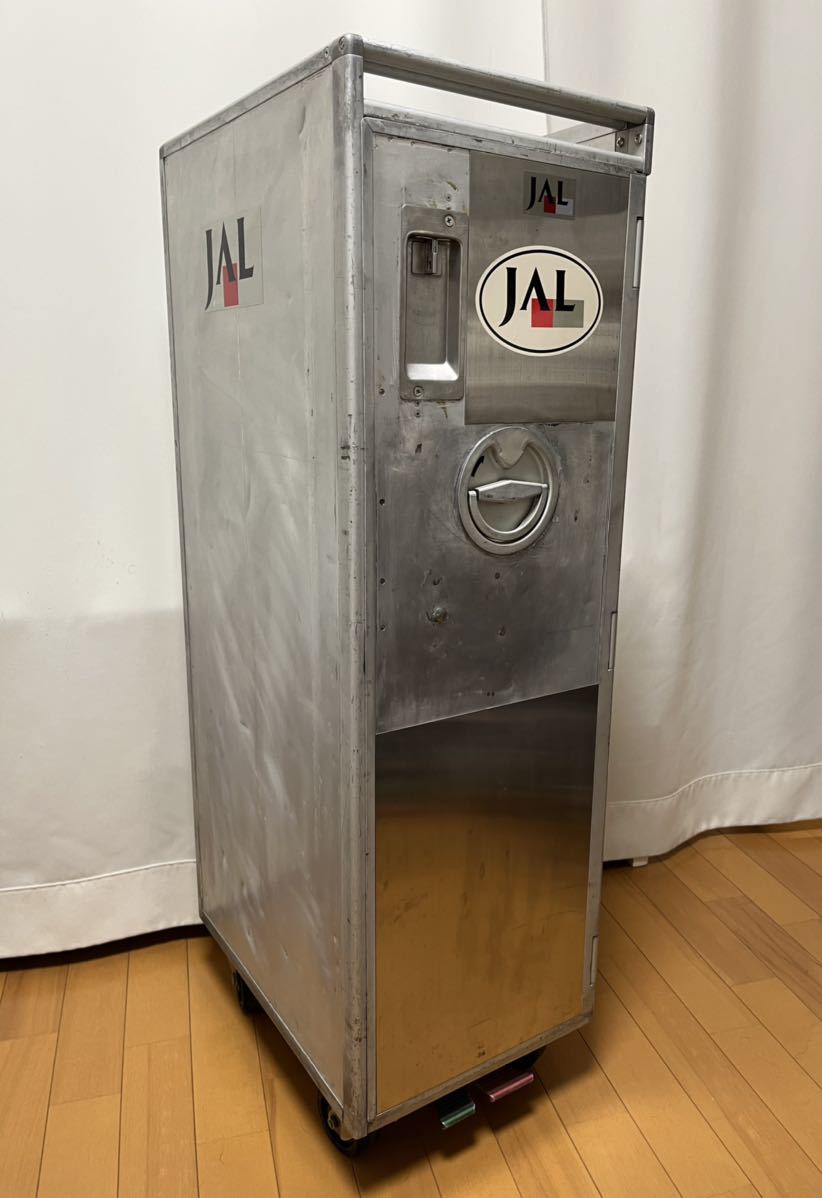 JAL ミールカート ハーフサイズ シルバー ビンテージ jamco 日本 JAL ミールカート ハーフサイズ シルバー ビンテージ jamco 日本
