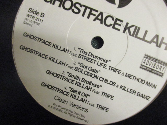 Ghostface Killah ： The Druumer / Got Gats / Smith Brothers / Set It Off 12'' // Wu-Tang Clan WuTangClan Wu Tang Clan / Method Man_画像3