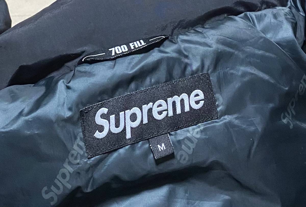 17aw supreme 700-Fill Down Taped Seam Parkaシュプリーム ダウン 700フィル ダウンパーカー ジャケット 黒 M_画像5