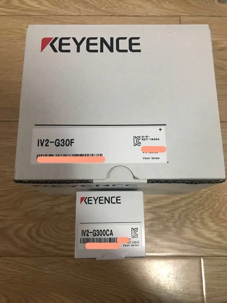 ★新品未使用★ KEYENCE、キーエンス IV2 シリーズAI搭載 画像判別センサIV2-G30F、IV2-G300CA 、2点セット「タク-12-8」_画像1