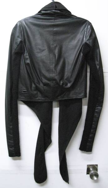 リックオウエンス Rick Owens：変形 ラムレザー ジャケット（革 レザー アーカイブ Rick Owens Ladies' leather jacket MADE IN ITARY _画像2