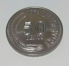 ヤフオク! - シンガポール 50セントコイン（硬貨） 1974年 美品