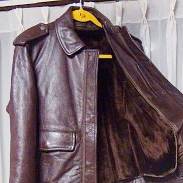 Bahronのカウハイド（牛革）のジヤケット ブラウン （L)