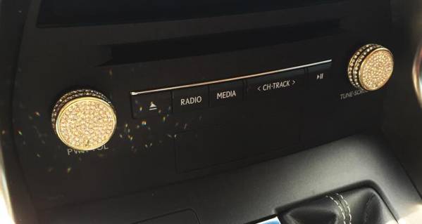 レクサス NX300h 200t専用ラジオスイッチカバー2色可選_画像1