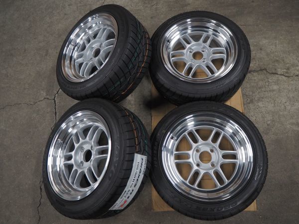 情熱セール 深リム 195 55R15 8J 20 4H100 新品 人気 トーヨー ハイ