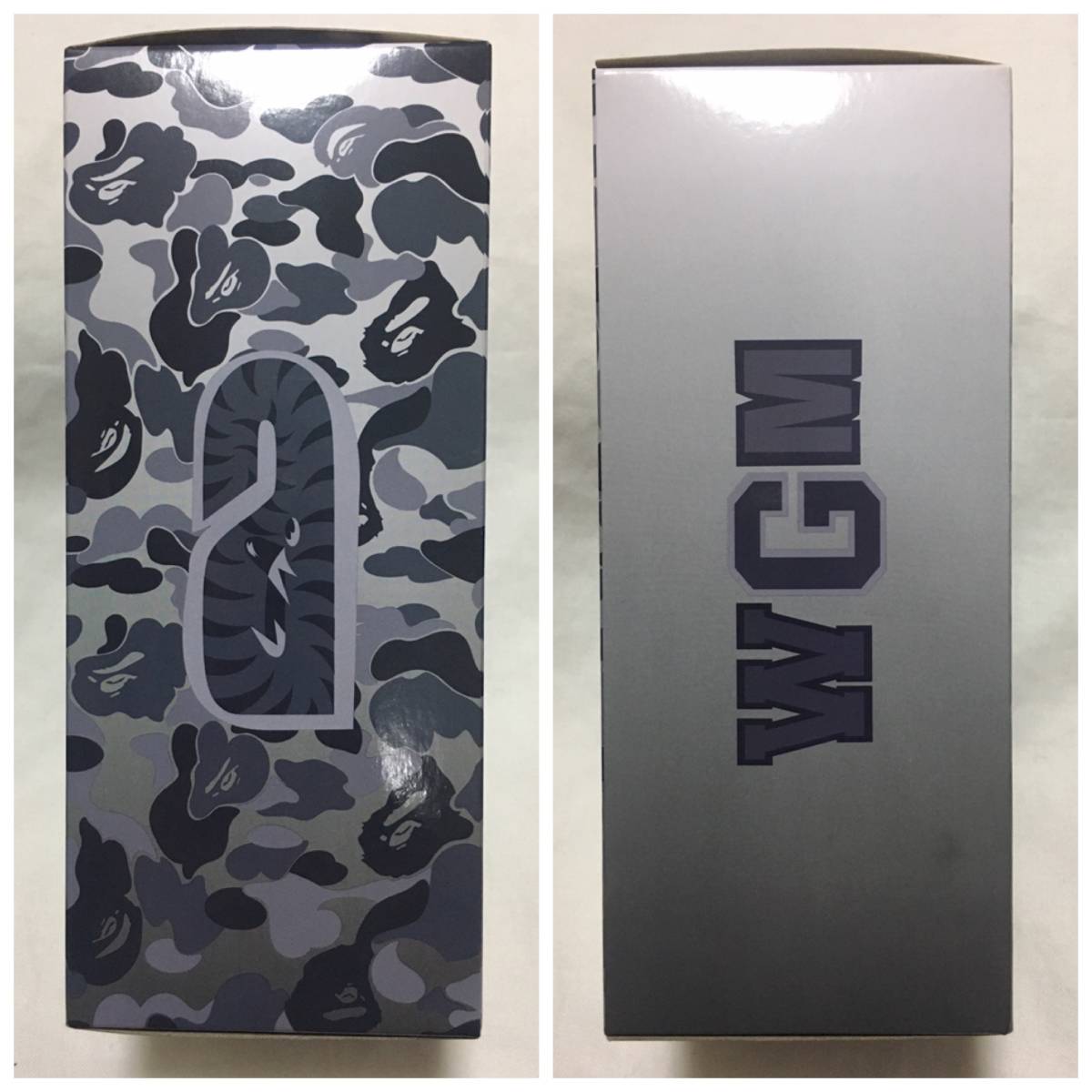 新品 DS MEDICOM TOY x A BATHING APE BAPE CAMO SHARK BE@RBRICK CHOGOKIN 超合金 200% (L-20-13)_画像3