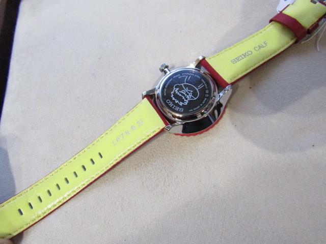 新年の贈り物 希少 SEIKO 新品未使用 メンズ腕時計 鷹の爪団 総統