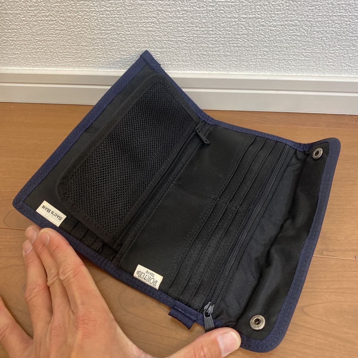 美品 PORTER ポーター サックスバー 財布-