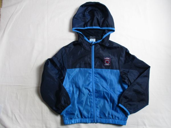 BD328[CORNHOUSE* corn house ] lining mesh Logo badge breaker jacket man .. blue * blue 120