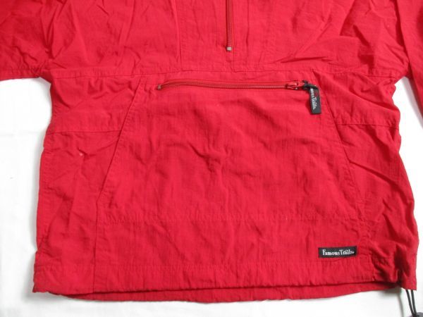 BD322[Famous Trails*fei trout Trail ] front with pocket breaker jacket man woman . red 110