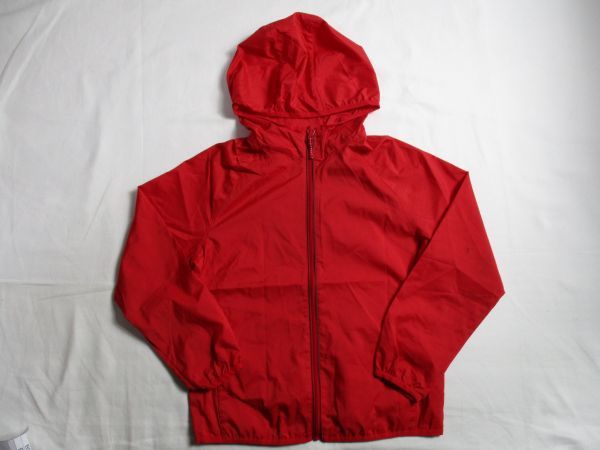 BD318[UNIQLO* Uniqlo ] breaker jacket translation have man woman . red 130