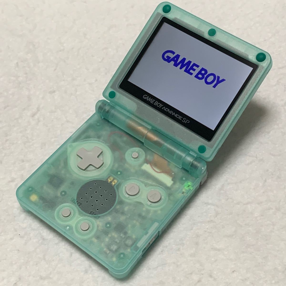 ゲームボーイアドバンス GBA SP IPS液晶 V2 バックライト スケルトン