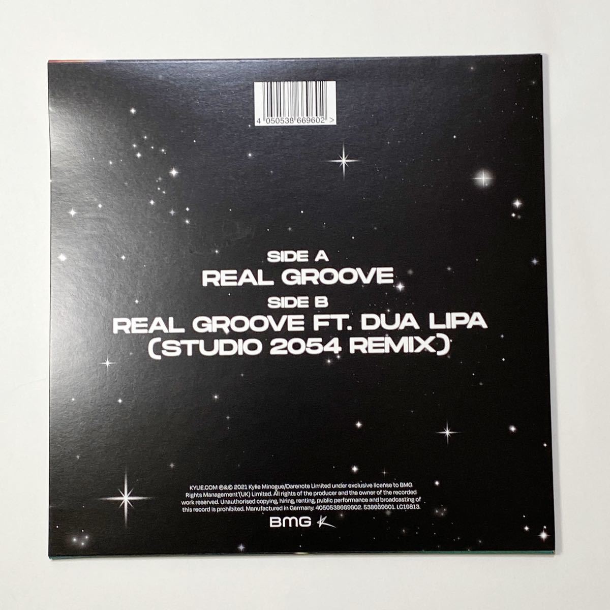 即完売 希少 7”レコード Kylie Minogue 『Real Groove』Remix feat Dua Lipa収録 Disco ディスコ カイリー・ミノーグ デュアリパ Vinyl_画像2