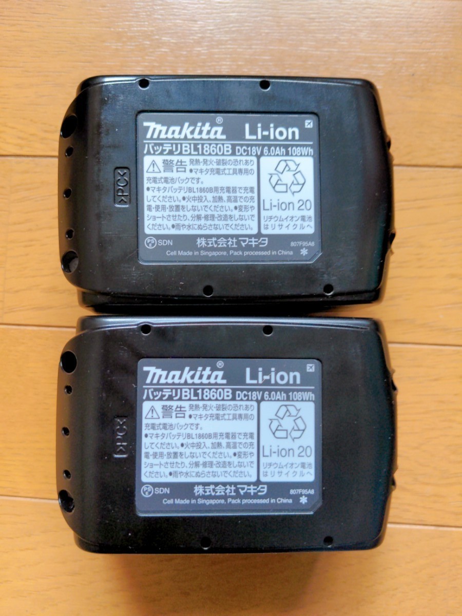 大きな取引 マキタ 18V 6.0Ah リチウムイオン電池 BL1860B sushitai.com.mx