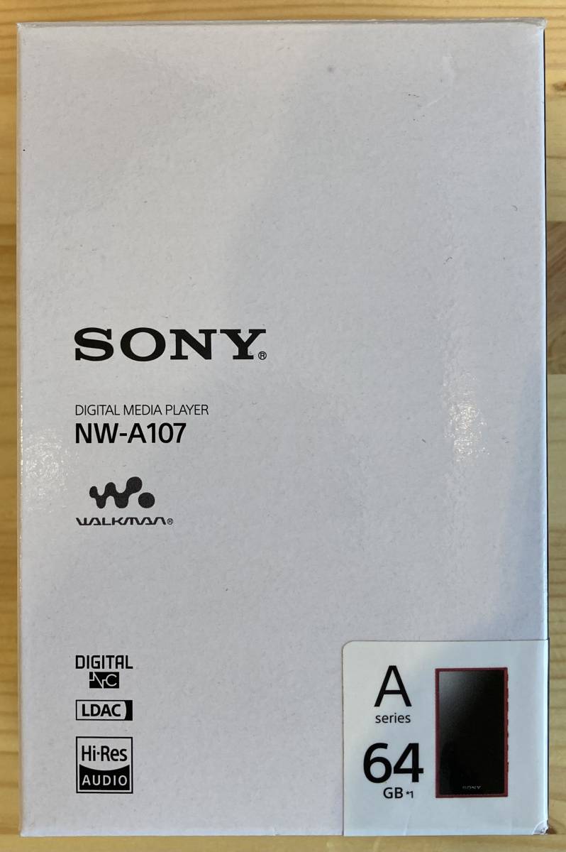 SONY Walkman(ウォークマン) NW-A107 RM 64GB レッド （専用ケースつき
