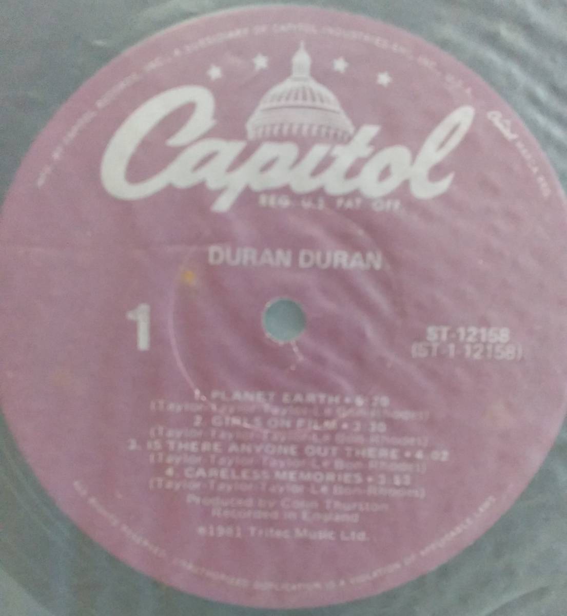 ... название  *   доставка бесплатно ！　... *  ...　 импортная пластинка  ＬＰ　「Duran Duran」