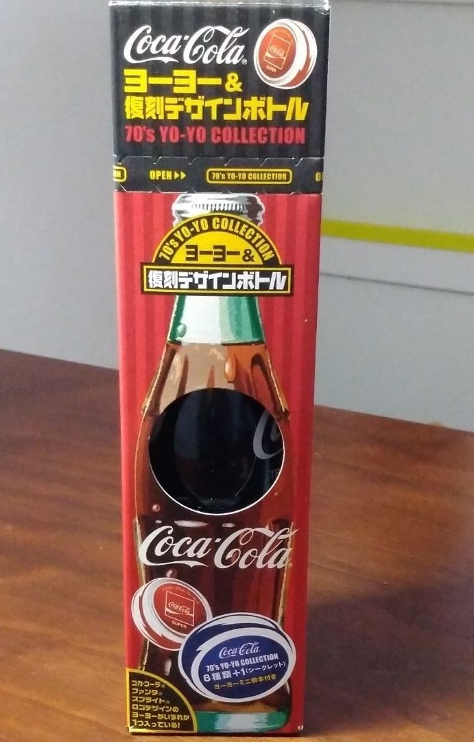 新品未開封 箱入 コカ・コーラ 70'sヨーヨー復刻デザインボトル 新品未開封 箱入 コカ・コーラ 70'sヨーヨー復刻デザインボトル