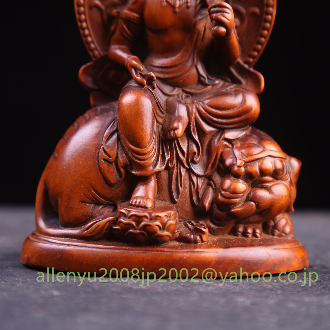 仏教美術 普賢菩薩 極上品 木彫仏像 供養品 開運風水 精密細工 仏教