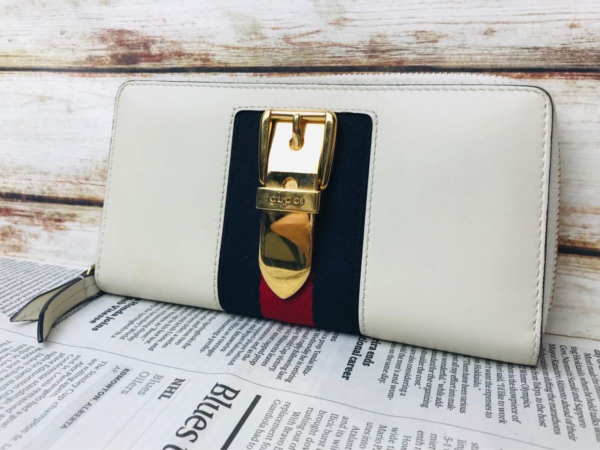新品本物 GUCCI グッチ シルヴィ 長財布 ジップアラウンドウォレット