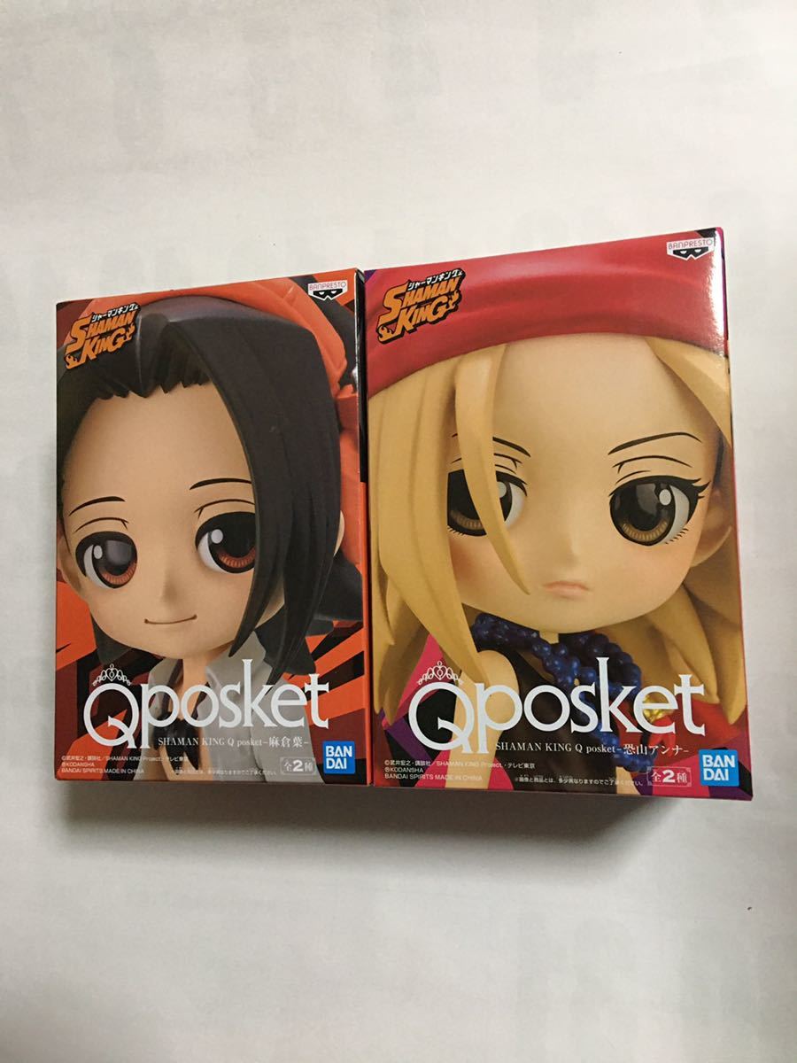 Qposket シャーマンキング 麻倉葉 恐山アンナ セットの画像1