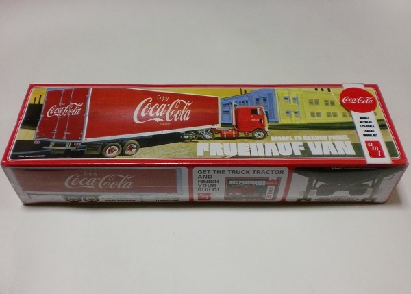 AMT 1/25 セミトレーラー フルハーフ パネルバン コカコーラ仕様 Coca-Cola Fruehauf Van Model FB Beaded Panel Trailer amt 1109