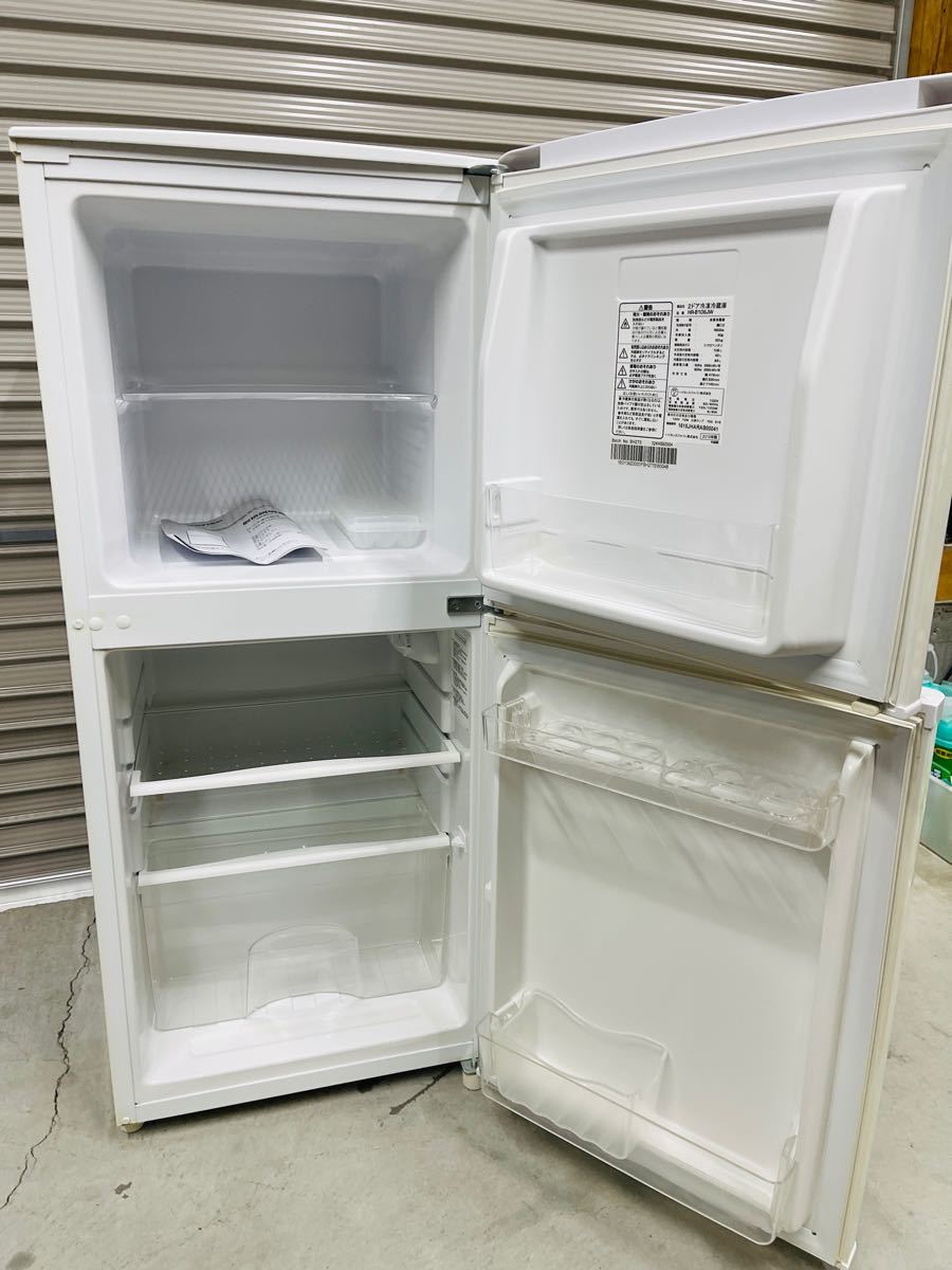 ハイセンス 2ドア 冷凍冷蔵庫 106L